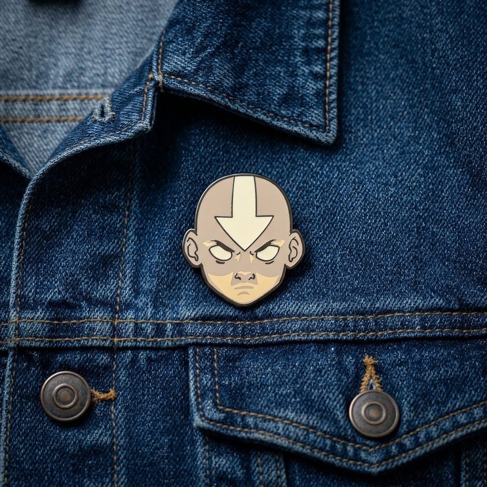 Avatar The Last Airbender Aang Enamel Pin Loot Crate May 2017 Guardians Pin